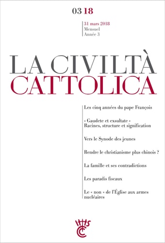 CIVILTA CATTOLICA MARS 2018, de Spadaro sj | portada del libro