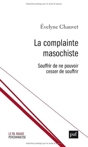 A COMPLAINTE MASOCHISTE, de Evelyne Chauvet | portada del libro