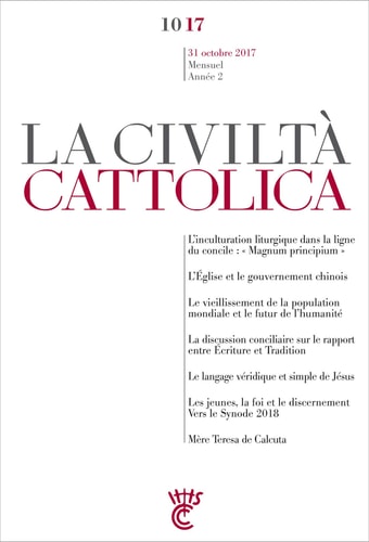 CIVILTA CATTOLICA OCTOBRE 17, de Spadaro sj | portada del libro