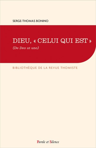 DIEU CELUI QUI EST, de Serge-Thomas Bonino | portada del libro