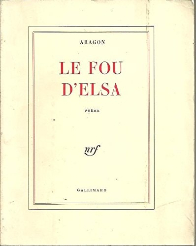 LE FOU D'ELSA, de Aragon | portada del libro