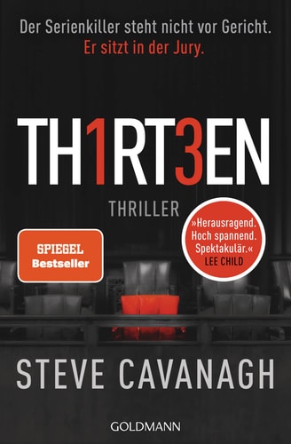 THIRTEEN, de Steve Cavanagh | portada del libro