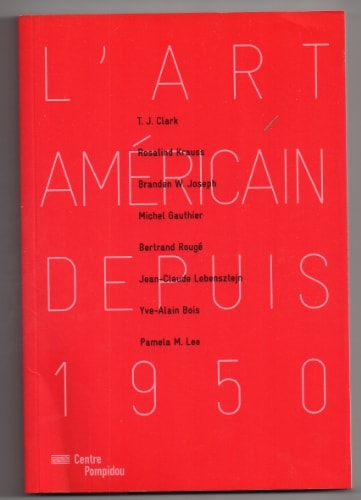 L'ART AMERICAIN DEPUIS 1950, de Jean-Pierre Criqui | portada del libro