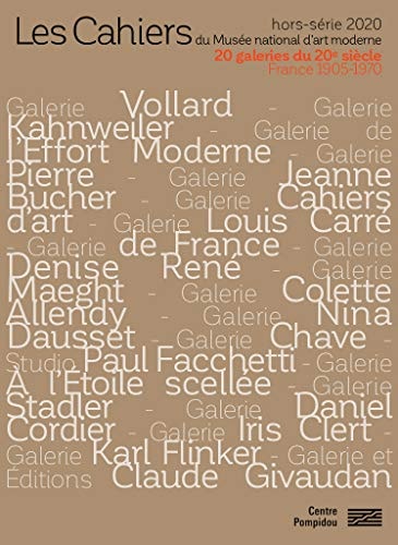 HORS-SERIE CAHIERS DU MUSEE NATIONAL D'ART MODERNE/VINGT GAL, de Serge Lasvignes | portada del libro