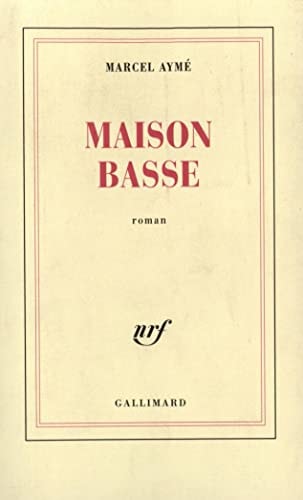 MAISON BASSE, de Aymé | portada del libro