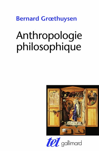 ANTHROPOLOGIE PHILOSOPHIQUE, de Groethuysen | portada del libro