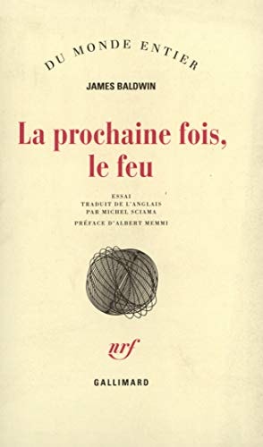 LA PROCHAINE FOIS LE FEU, de James Baldwin | portada del libro