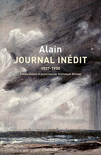 JOURNAL INEDIT 1937-1950, de Alain | portada del libro