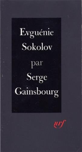 EVGUENIE SOKOLOV, de Serge Gainsbourg | portada del libro