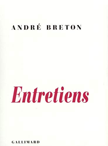 ENTRETIENS, de André Breton | portada del libro