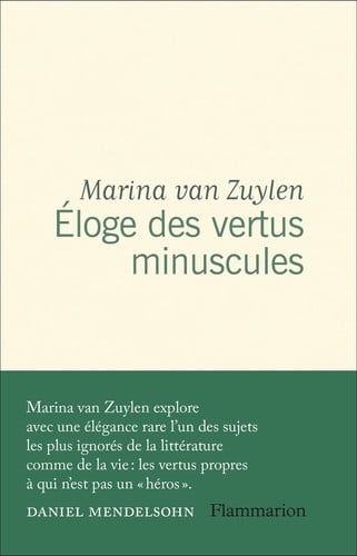 LOGE DES VERTUS MINUSCULES, de VAN ZUYLEN MARINA | portada del libro