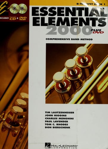 ESSENTIAL ELEMENTS 1 FOR BAND TRUMPET BOOK 1 | portada del libro