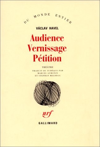 AUDIENCE VERNISSAGE PETITION, de Vaclav Havel | portada del libro
