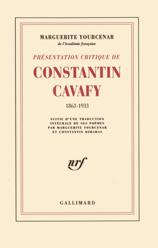 POEMES, de Cavafis | portada del libro