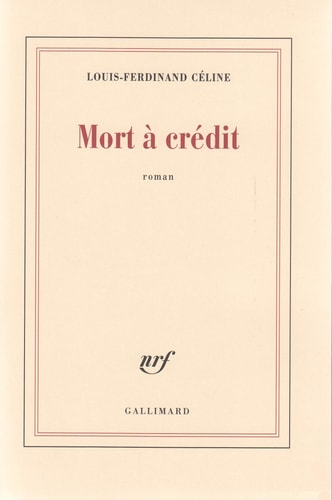 MORT A CREDIT, de Louis-Ferdinand Céline | portada del libro