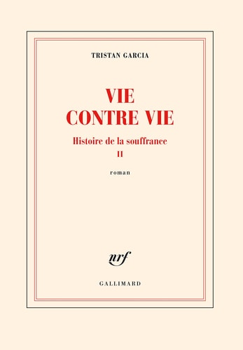 VIE CONTRE VIE, de Tristan Garcia | portada del libro