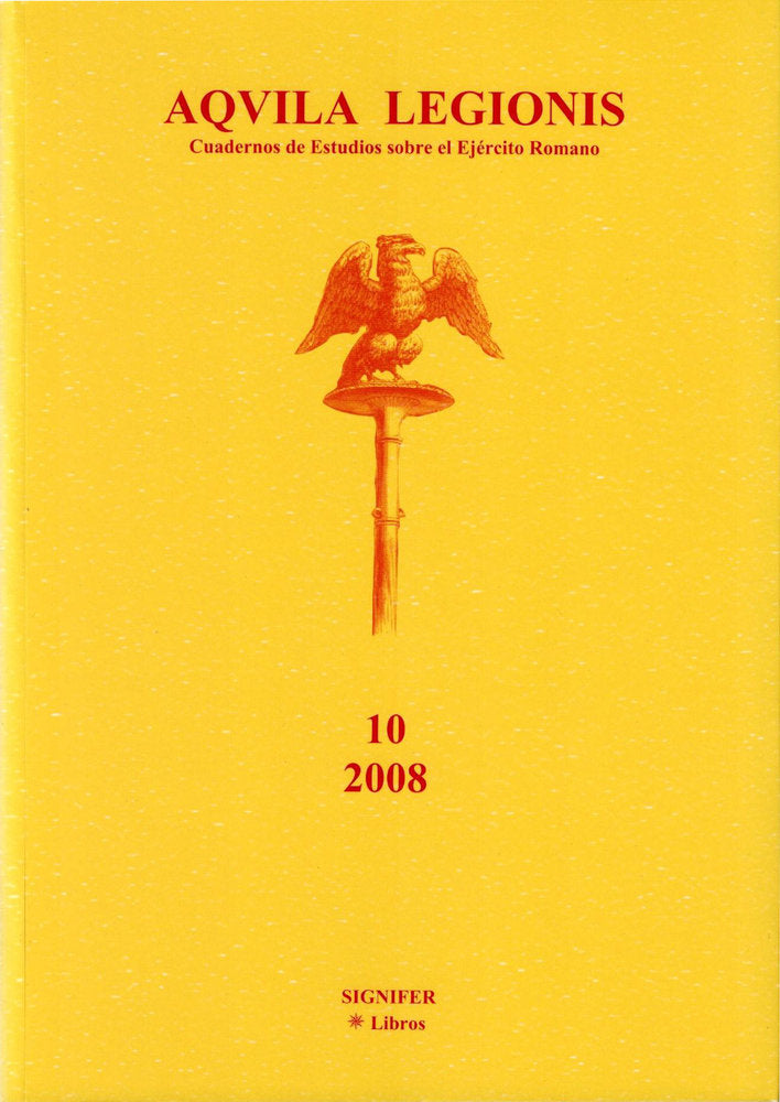 AQVILA LEGIONIS 10 2008, de Perea Yébenes, Sabino | portada del libro