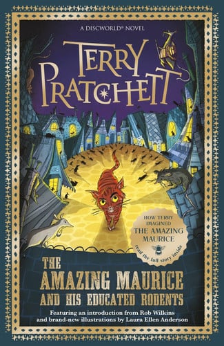THE AMAZING MAURICE AND HIS EDUCATED RODENTS, de PRATCHETT | portada del libro