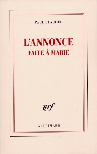 ANNONCE FAITE A MARIE, de Paul Claudel | portada del libro