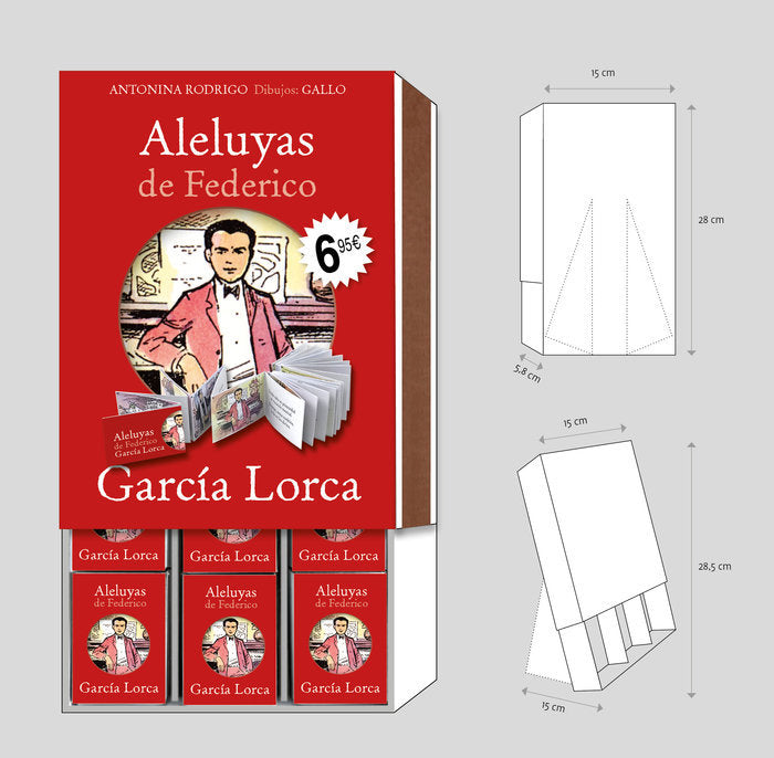 ALELUYAS DE FEDERICO GARCIA LORCA (EXPOSITOR 27 UNIDADES), de RODRIGO GARCIA, ANTONINA | portada del libro
