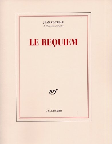 REQUIEM, de Jean Cocteau | portada del libro