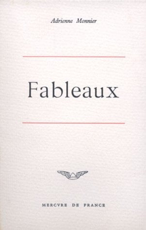 FABLEAUX, de Alain Monnier | portada del libro