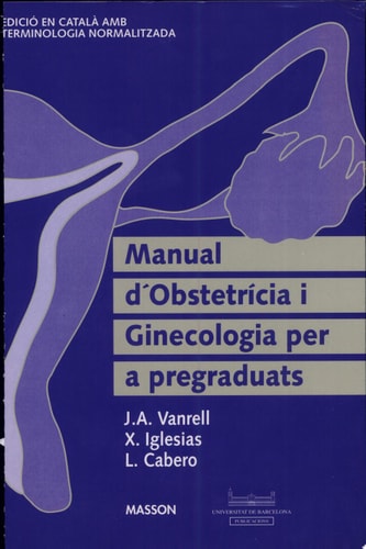 Manual d'Obstetrícia i Ginecologia per a pregraduats, de Vanrell Diaz | portada del libro