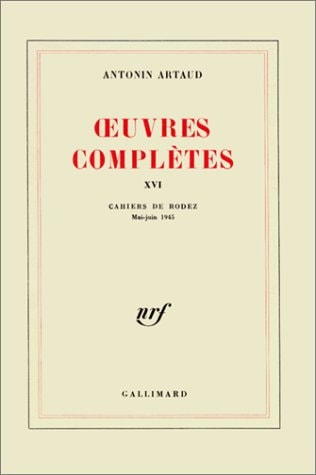 OEUVRES COMPLETES T16, de Antonin Artaud | portada del libro