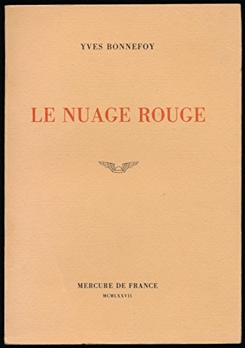 LE NUAGE ROUGE, de Bonnefoy | portada del libro