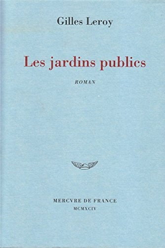 LES JARDINS PUBLICS, de Leroy | portada del libro