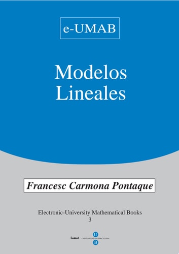 Modelos lineales (eBook), de Carmona Pontaque | portada del libro