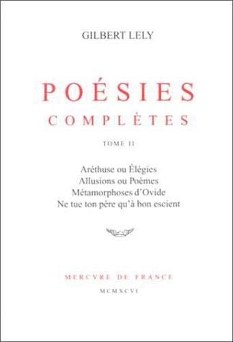 POESIES COMPLETES T2, de Gilbert Lely | portada del libro