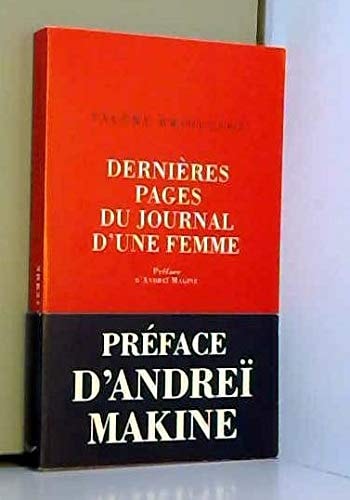 DERNIERES PAGES DU JOURNAL D'UNE FEMME, de Valery Yakovlevich Bryusov | portada del libro