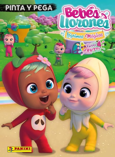 PINTA Y PEGA BEBES LLORONES, de Panini | portada del libro