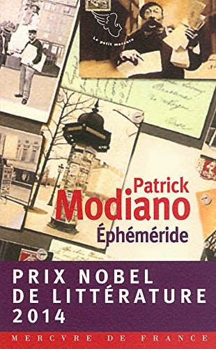 EPHEMERIDE, de Patrick Modiano | portada del libro