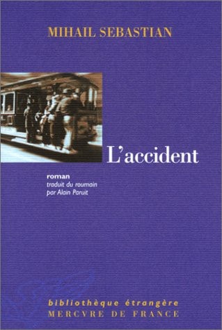 L'ACCIDENT, de Mihail Sebastian | portada del libro