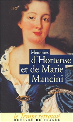 MEMOIRES, de Hortense Mancini | portada del libro