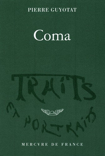COMA, de Guyotat | portada del libro