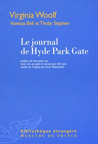 JOURNAL DE HYDE PARK GATE, de Virginia Woolf | portada del libro