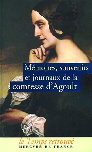 MEMOIRES SOUVENIRS ET JOURNAUX DE LA COMTESSE D'AGOULT, de Agoult | portada del libro