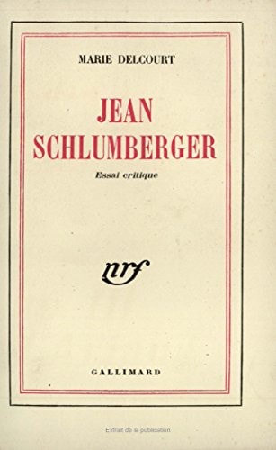 JEAN SCHLUMBERGER, de Delcourt | portada del libro