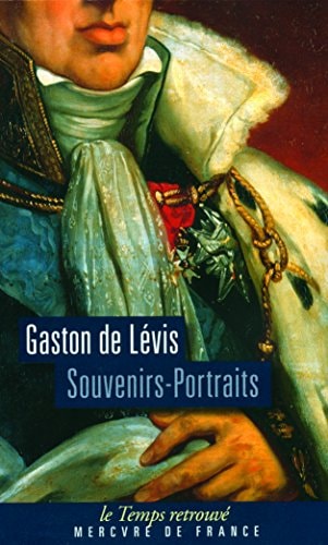 SOUVENIRS-PORTRAITS, de Gaston de Lévis | portada del libro