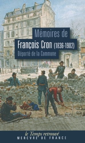 MEMOIRES DE FRANCOIS CRON 1836-1902, de François Camille Cron | portada del libro