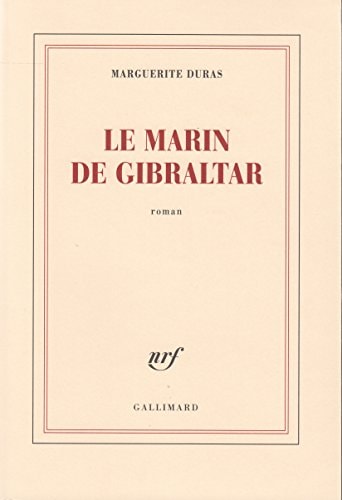LE MARIN DE GIBRALTAR, de Marguerite Duras | portada del libro