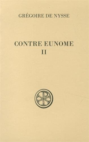 CONTRE EUNOME II, de GREGOIRE DE NYS | portada del libro
