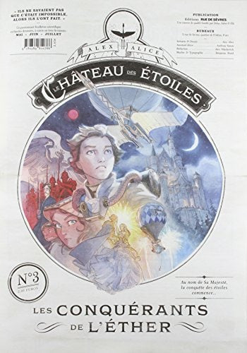 AZETTE 03 LE CHATEAU DES ETOILES, de Alex Alice | portada del libro