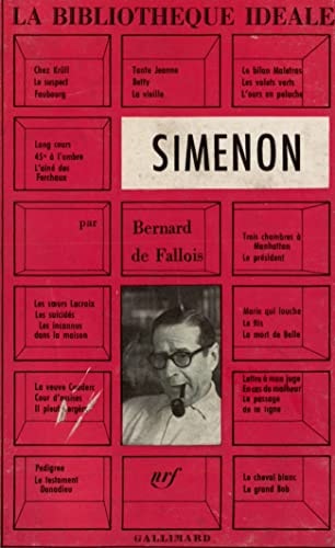 SIMENON, de FALLOIS | portada del libro