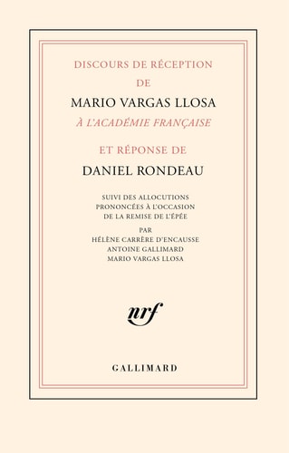 DISCOURS RECEP VARGAS LLOSA, de Mario Vargas Llosa | portada del libro