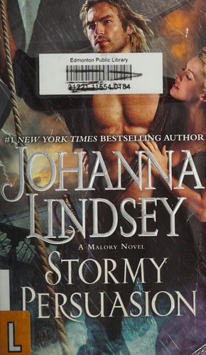 STORMY PERSUASION, de Johanna Lindsey | portada del libro