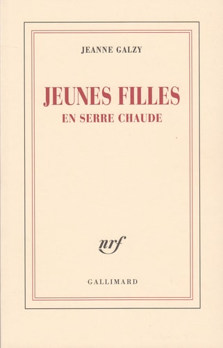 JEUNES FILLES EN SERRE CHAUDE, de Galzy | portada del libro